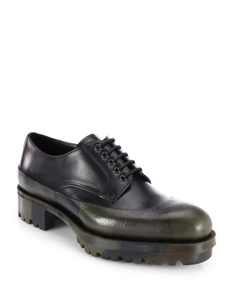 men prada lace oxford|Prada men's lace up shoes.